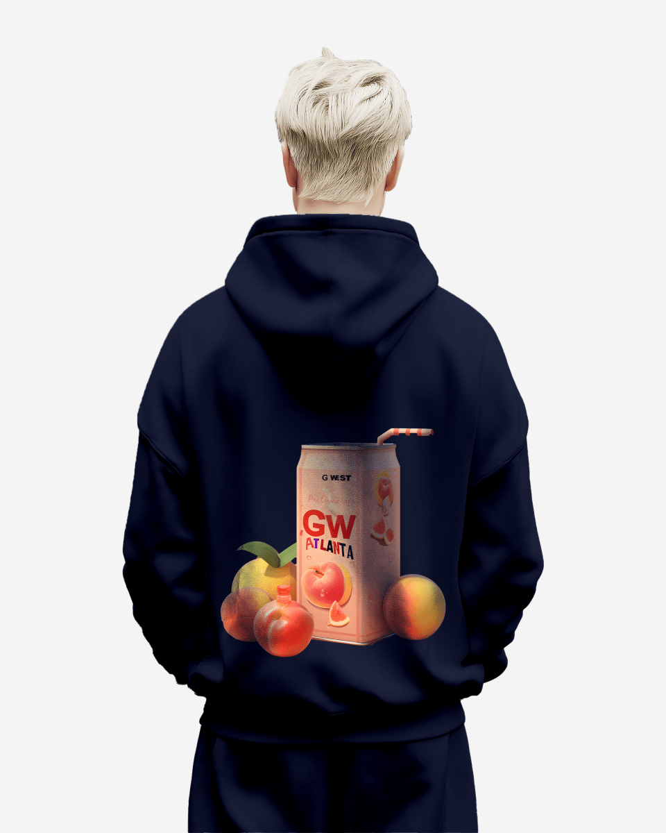 G West Atlanta Peach Heavy Premium Oversize Hoodie