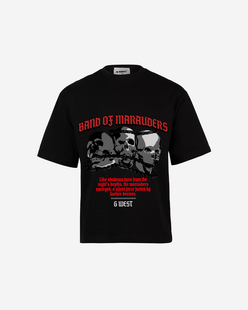 G-WEST BAND OF MARAUDERS OVERSIZED TEE