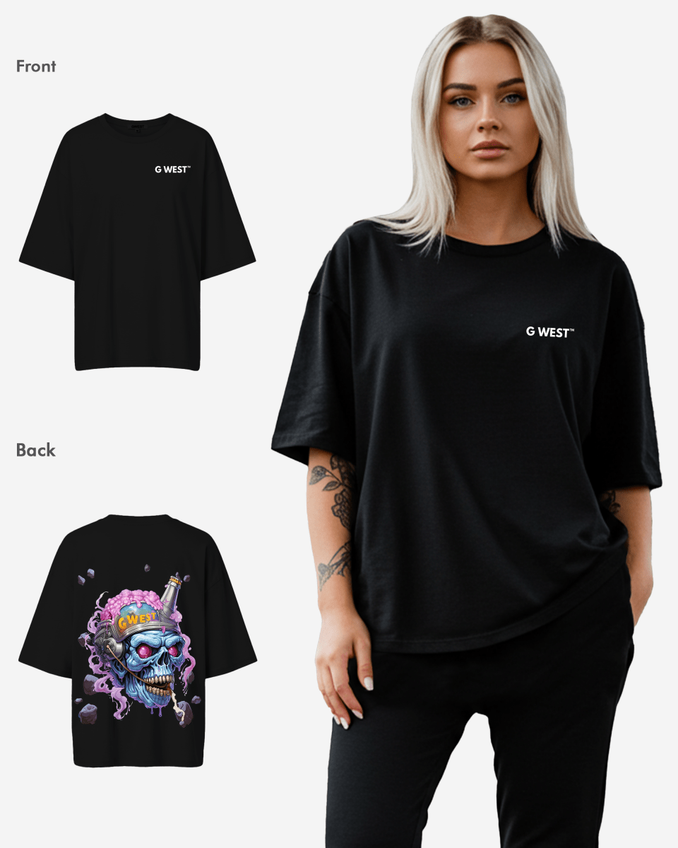 G West Beer Buddies Oversized Tee -WOMEN