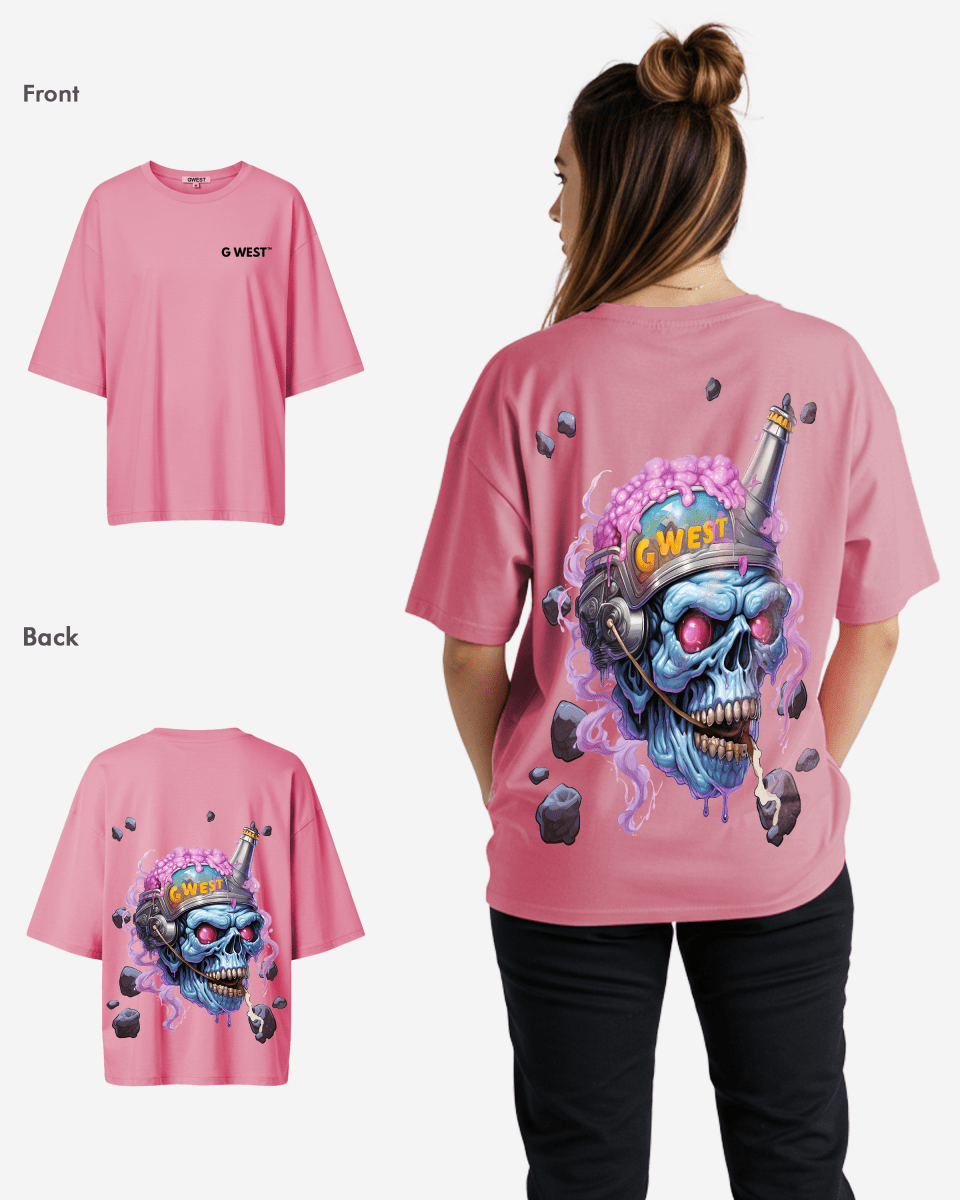 G West Beer Buddies Oversized Tee -WOMEN