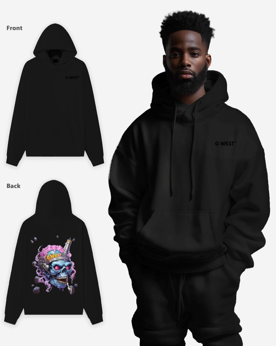 G West Beer Buddy Oversize Hoodie Mens Style