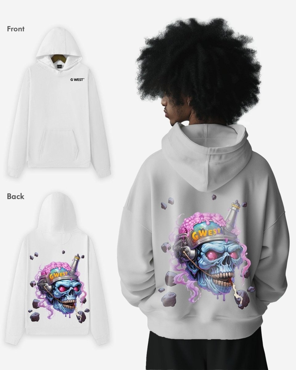 G West Beer Buddy Oversize Hoodie Mens Style