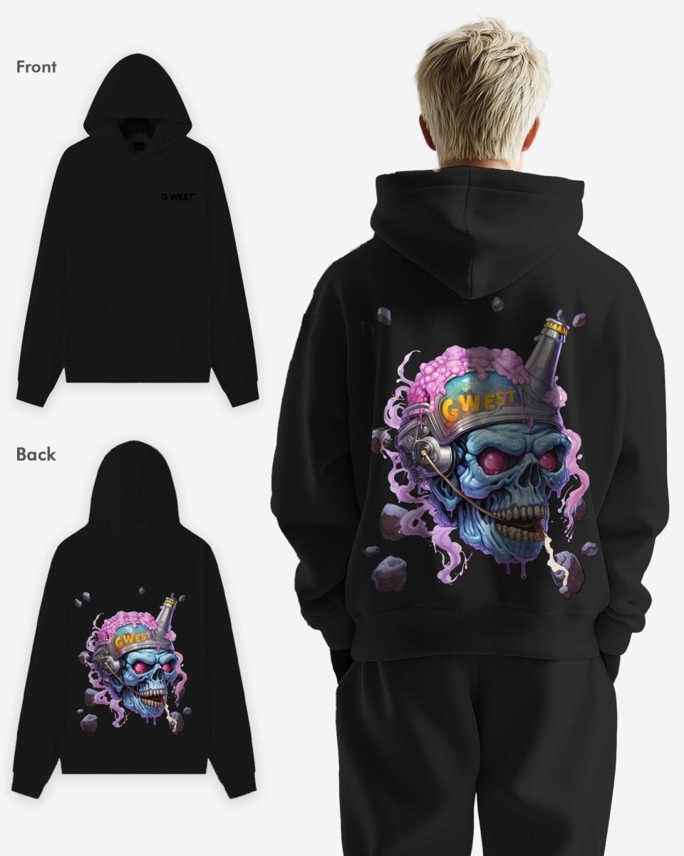 G West Beer Buddy Oversize Hoodie Mens Style