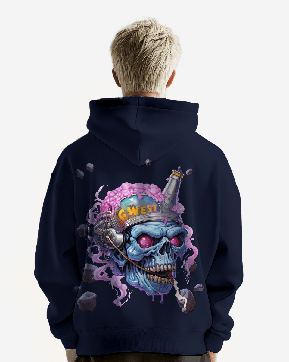 G West Beer Helmet Zombie Heavy Premium Hoodie
