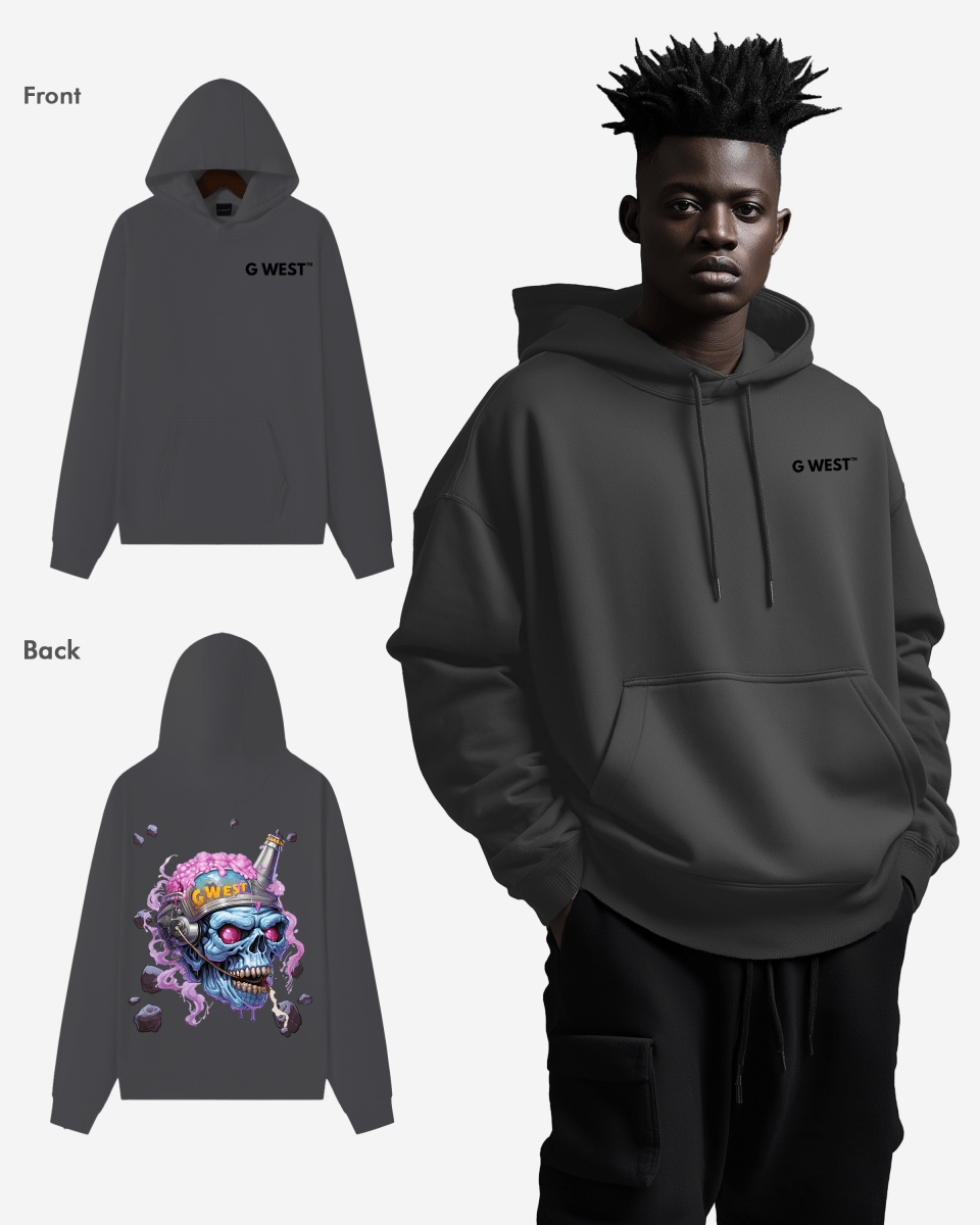 G West Beer Helmet Zombie Heavy Premium Hoodie
