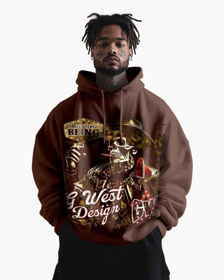 G West Being Enlightened Double Hit Oversized Hoodie