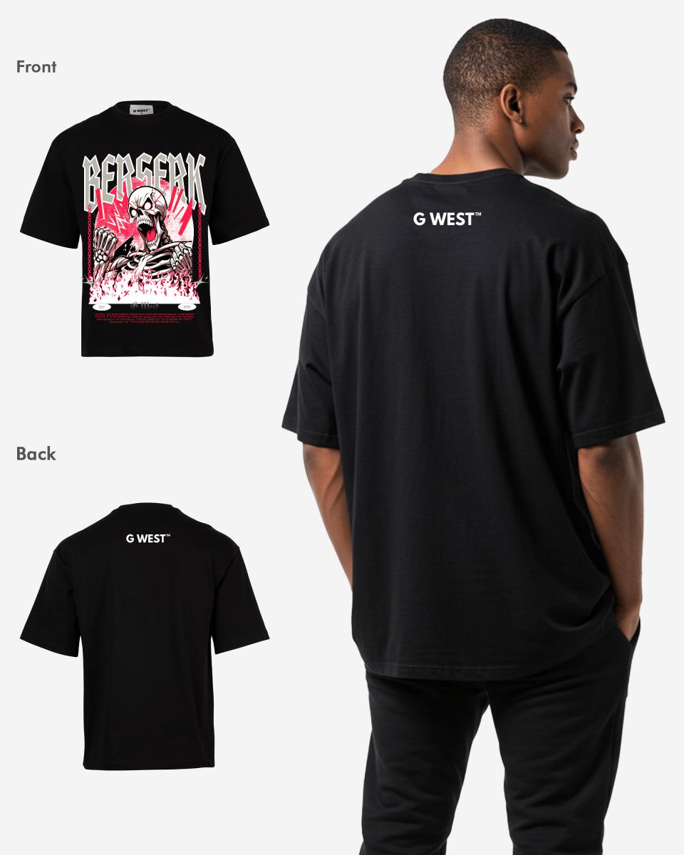 G-WEST BERSERK OVERSIZED TEE