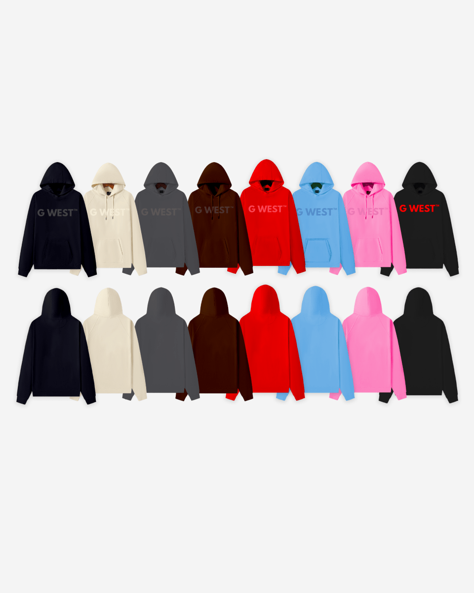 G West Big Chest Logo Mens Hoodie