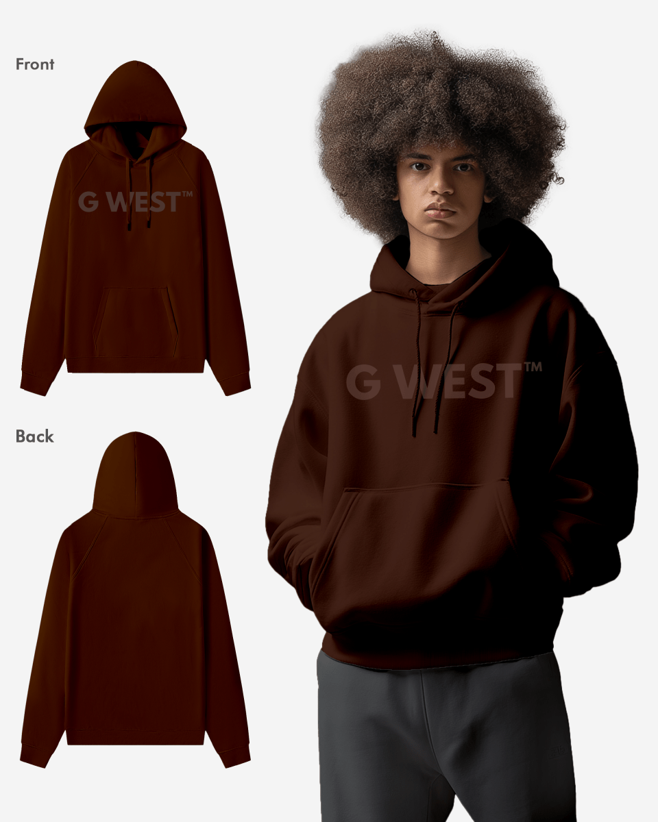 G West Big Chest Logo Mens Hoodie