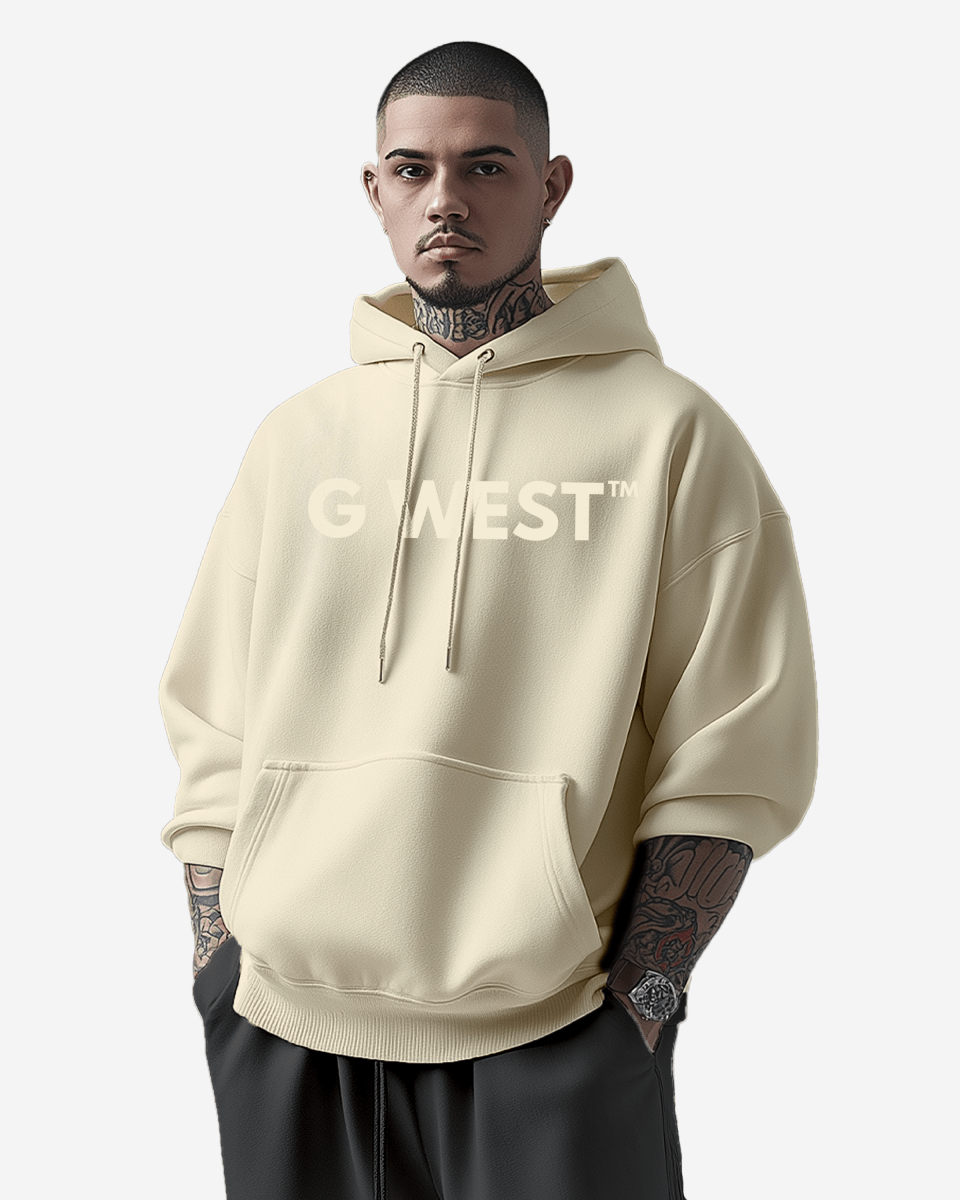 G West Big Chest Logo Mens Hoodie