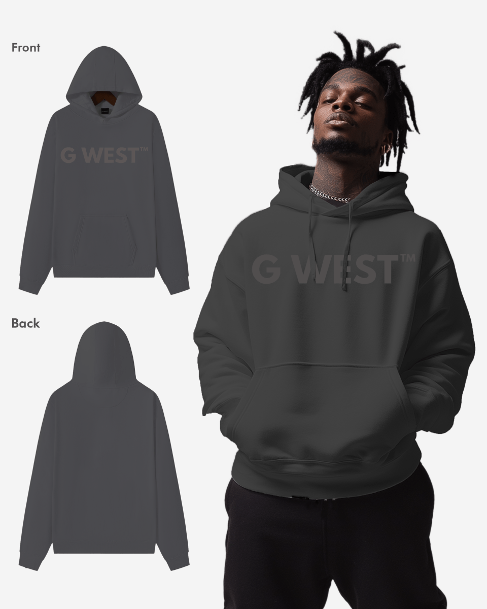 G West Big Chest Logo Mens Hoodie
