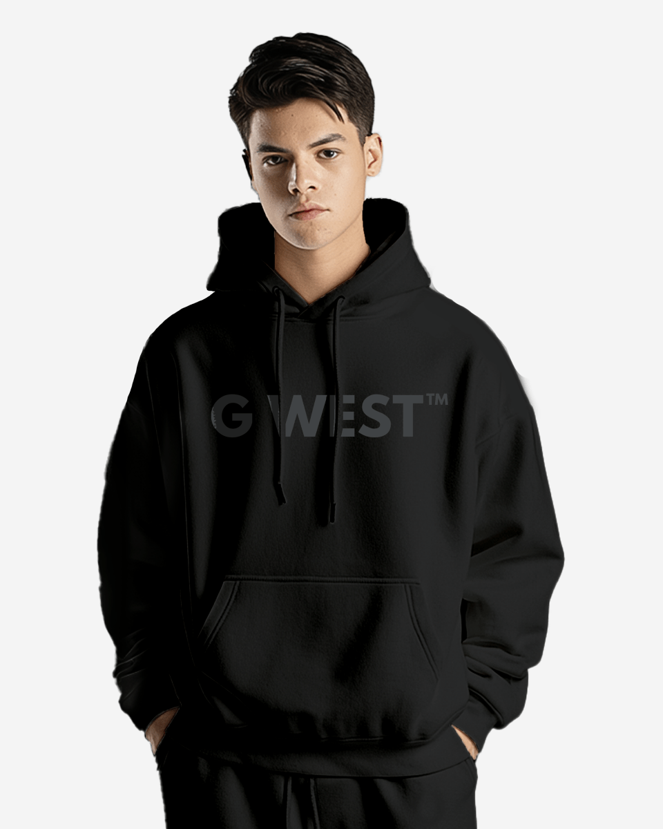 G West Big Chest Logo Mens Hoodie