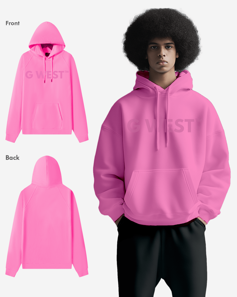 G West Big Chest Logo Mens Hoodie