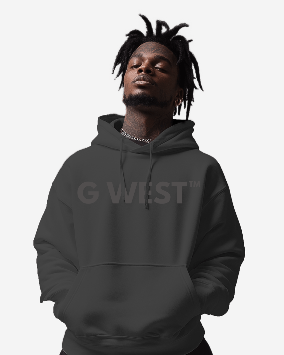 G West Big Chest Logo Mens Hoodie