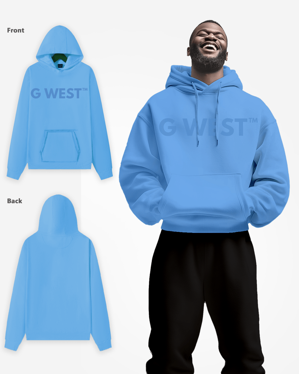 G West Big Chest Logo Mens Hoodie