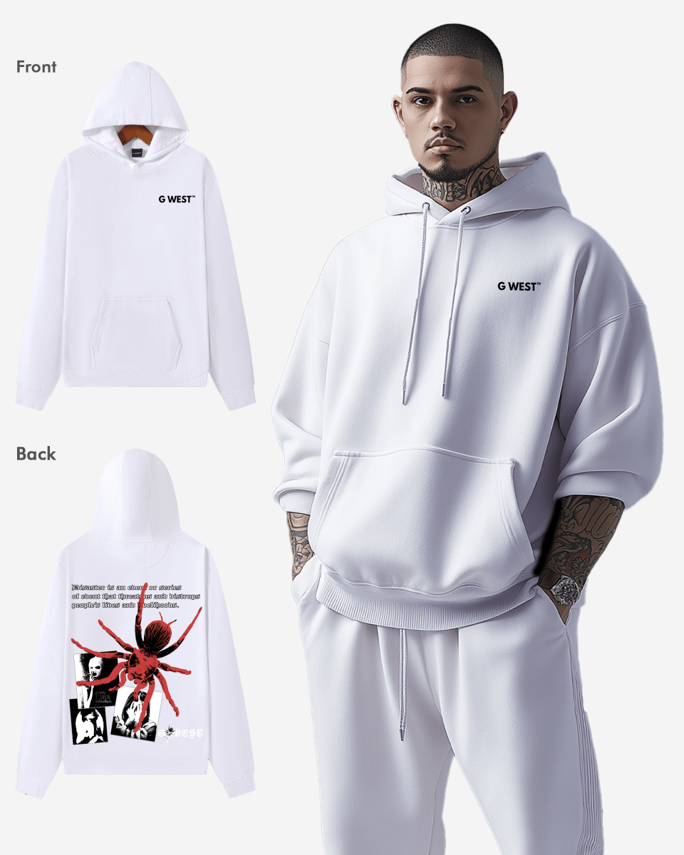 G West Big Spider Oversize Hoodie Mens Style