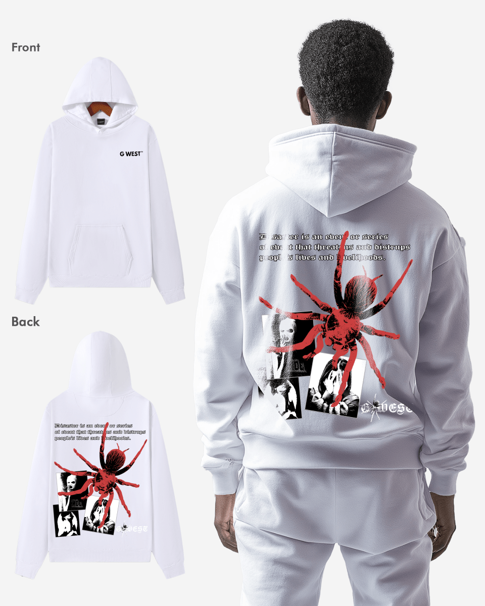 G West Big Spider Oversize Hoodie Mens Style
