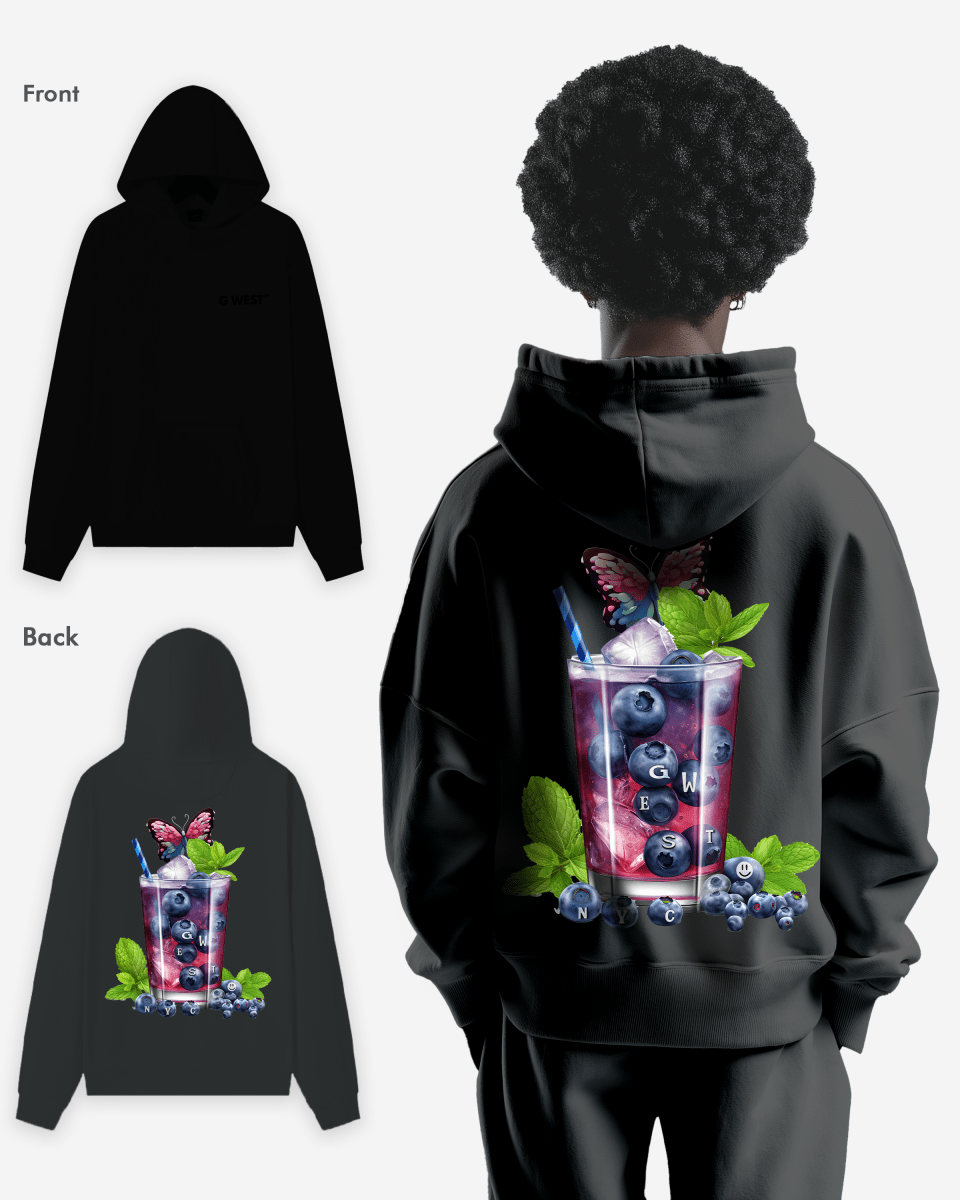 G West Blueberry Mohito Heavy Premium Hoodie