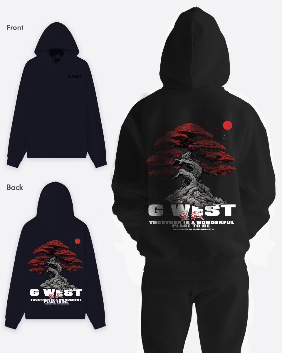 G West Bonsai Tree Oversize Hoodie