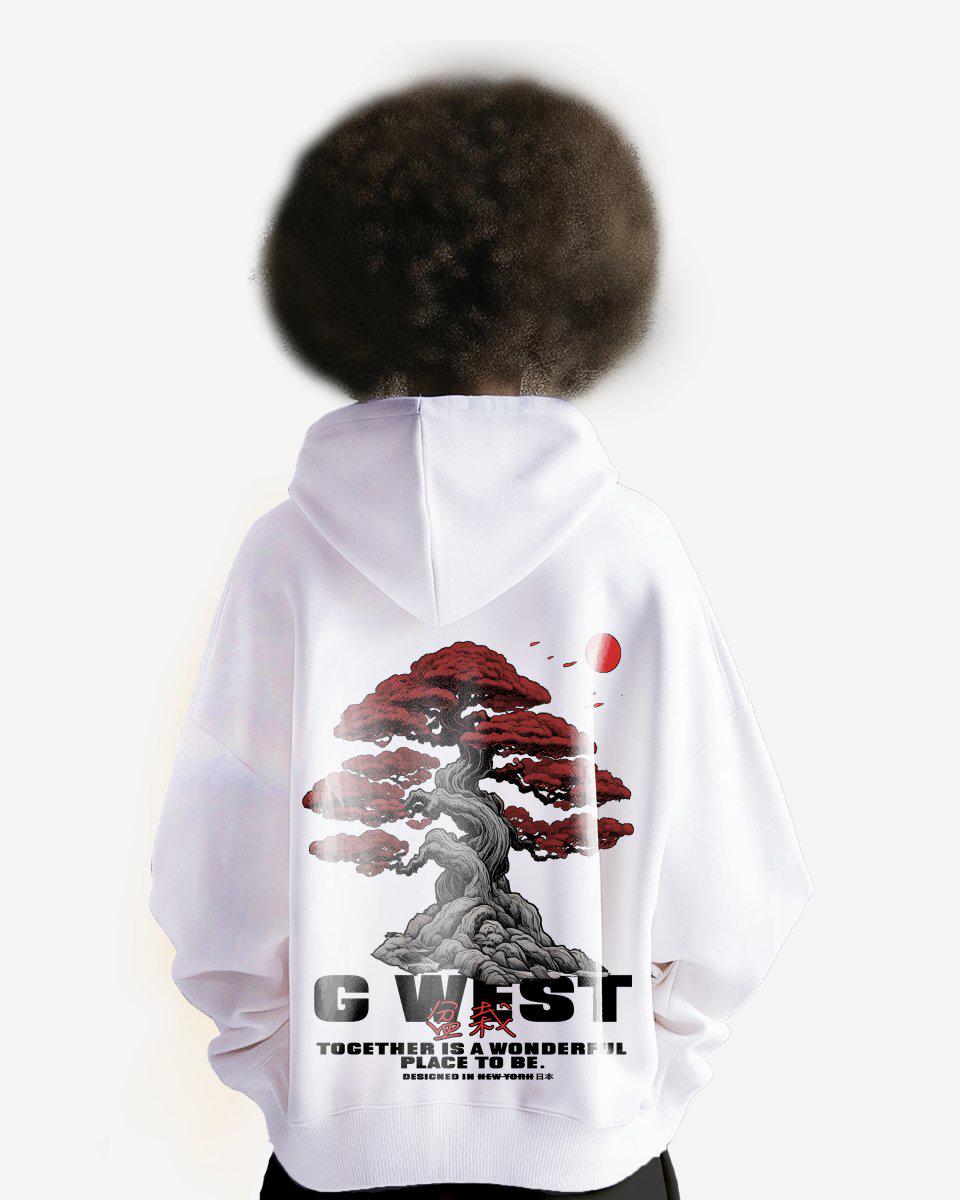 G West Bonsai Tree Oversize Hoodie