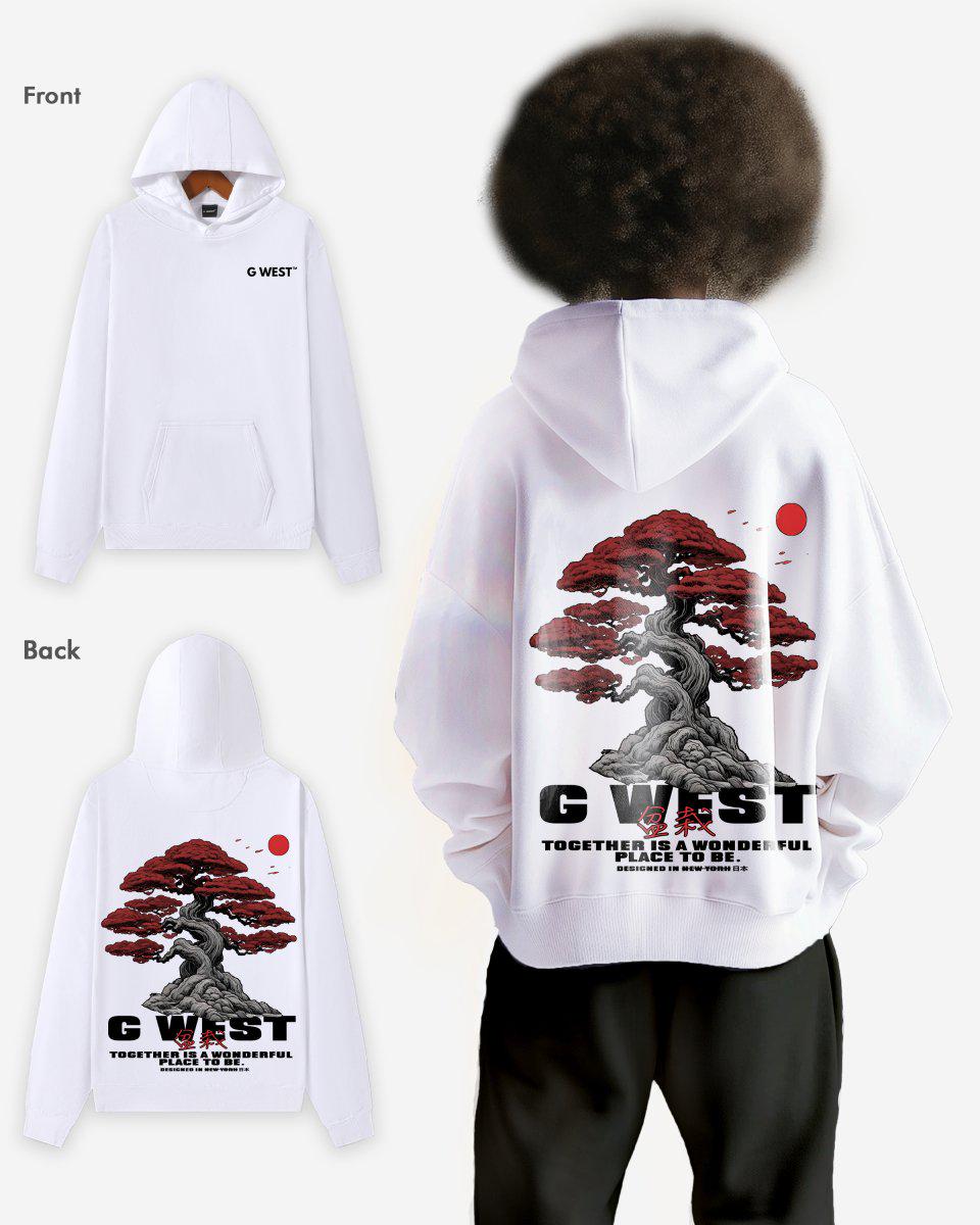 G West Bonsai Tree Oversize Hoodie