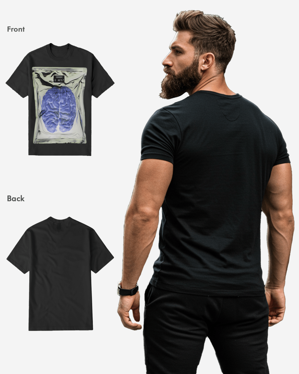 G West Brain Bag Black Tee