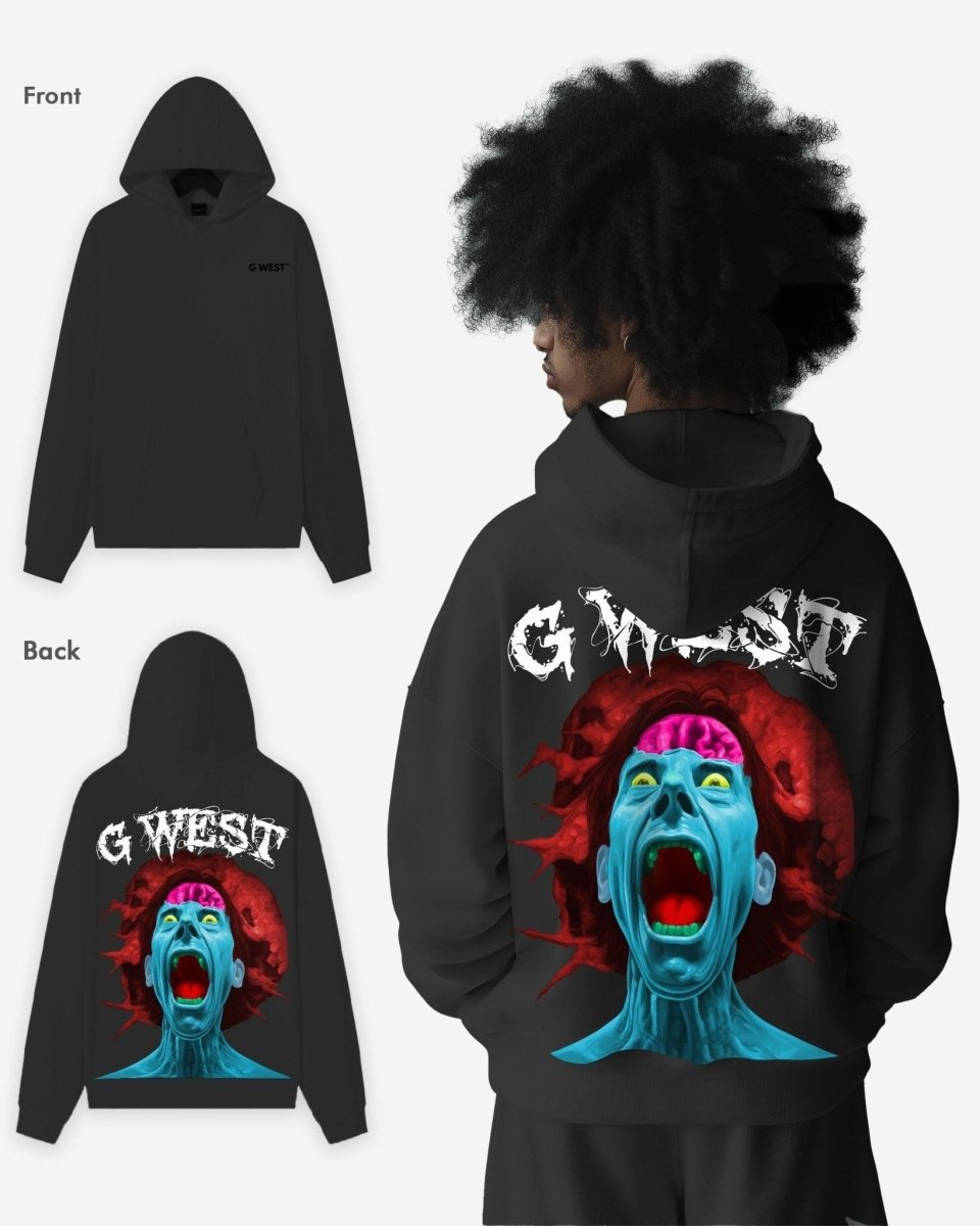G West Brain Explosion Heavy Premium Oversized Hoodie