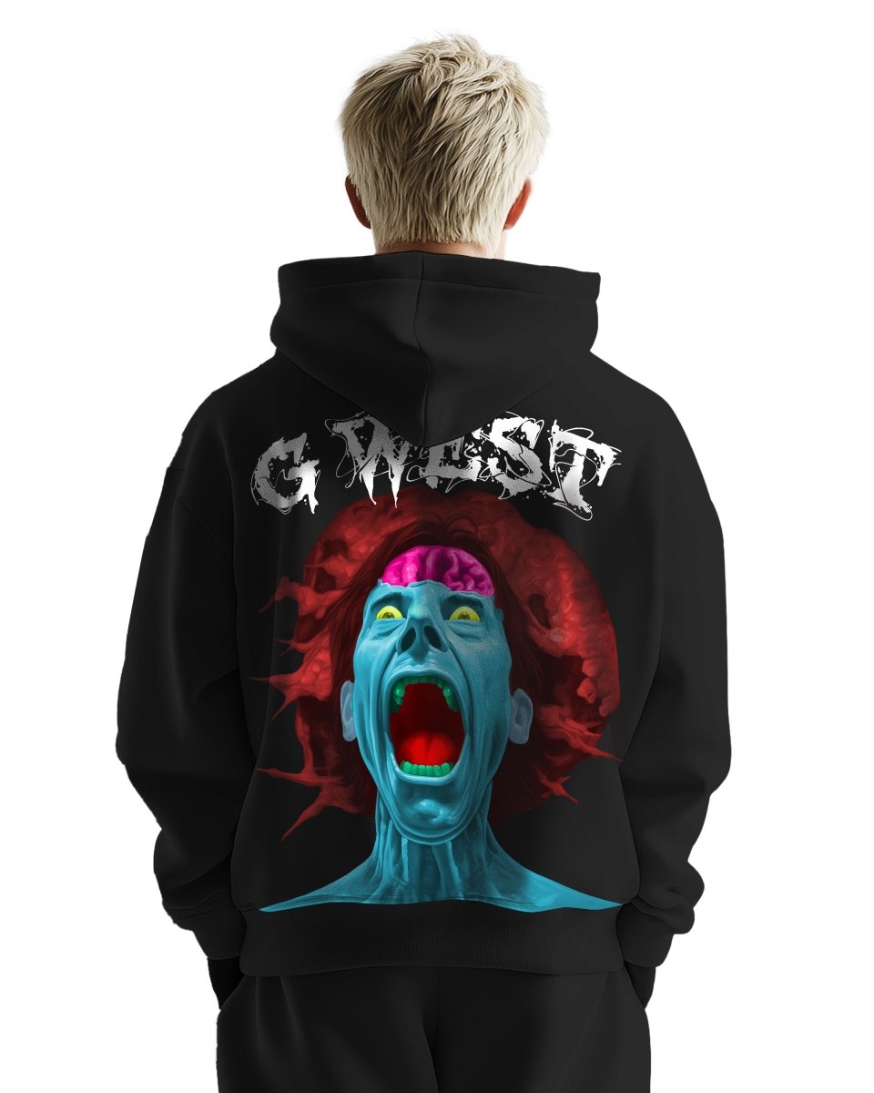 G West Brain Explosion Heavy Premium Oversized Hoodie