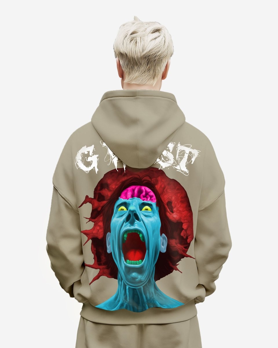 G West Brain Explosion Heavy Premium Oversized Hoodie