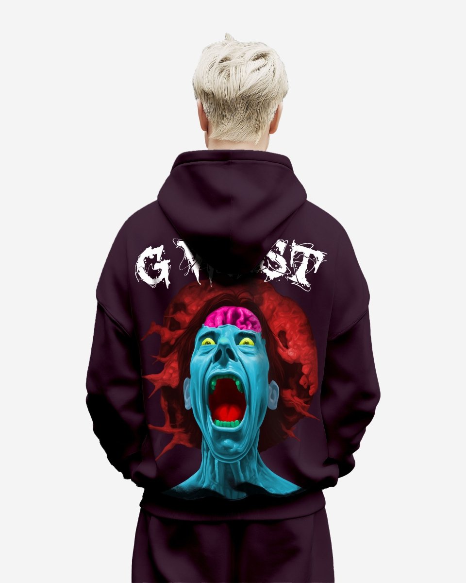G West Brain Explosion Heavy Premium Oversized Hoodie