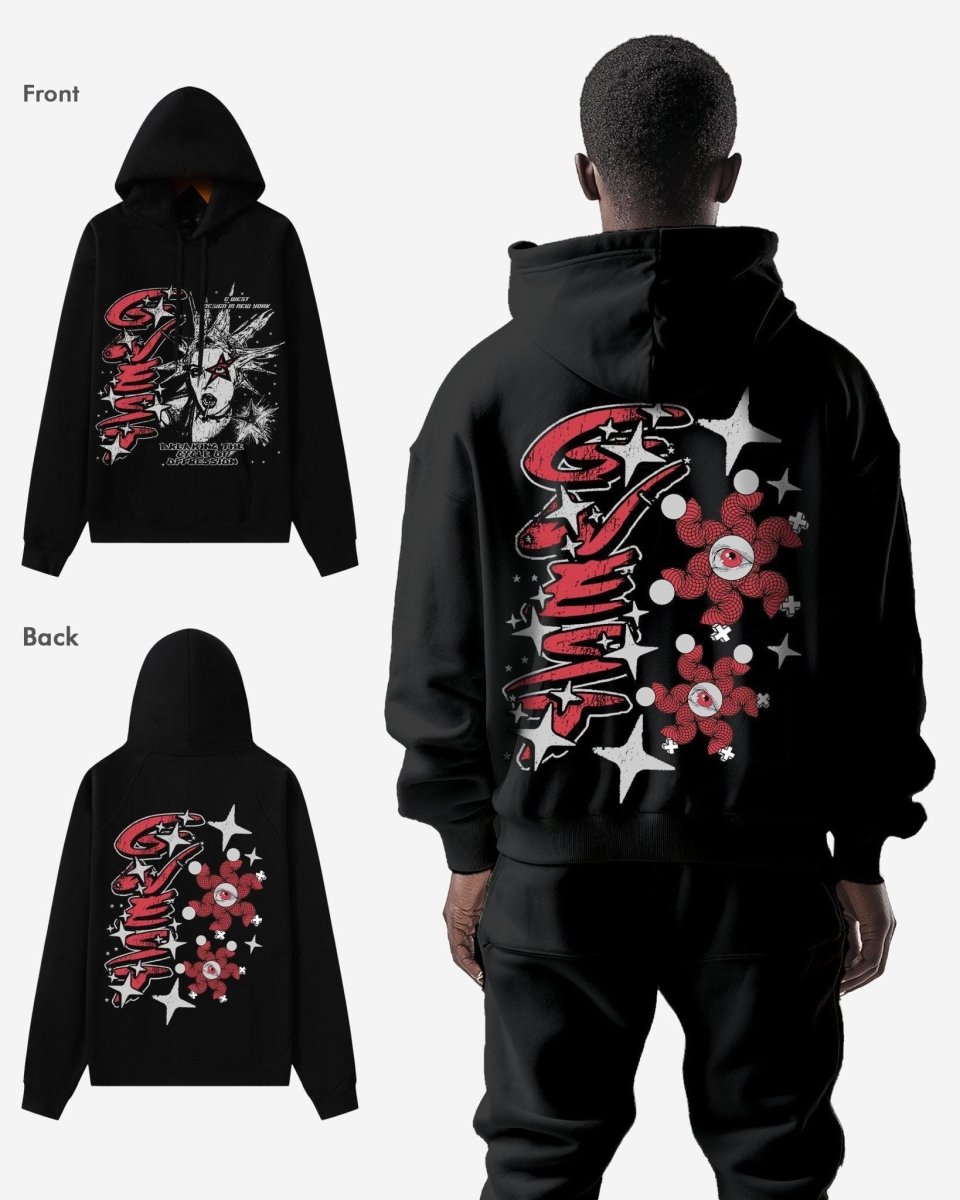 G West Breaking the Cycle Double Hit Oversized Hoodie