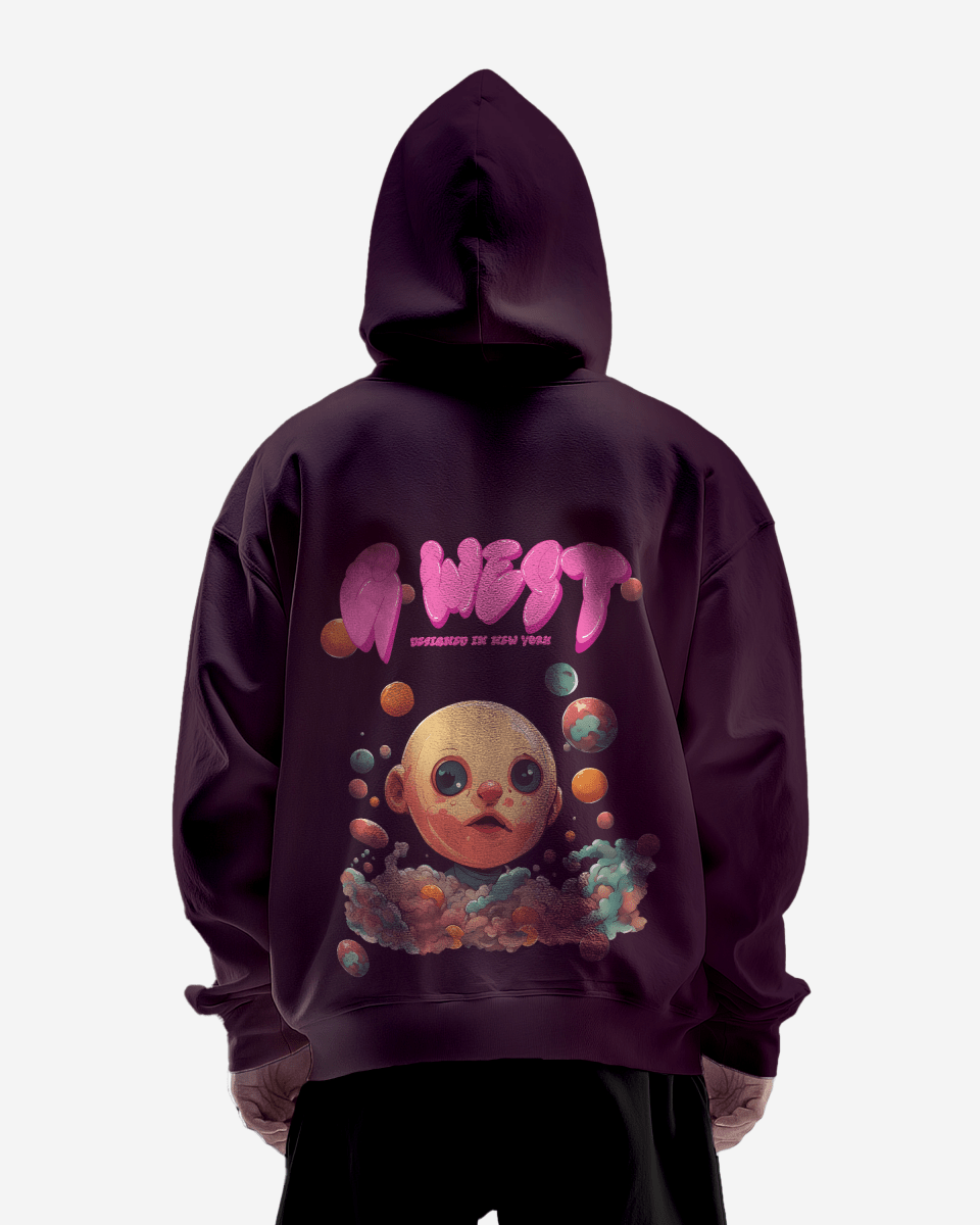 G West Bubble Gum Baby Heavy Premium Hoodie