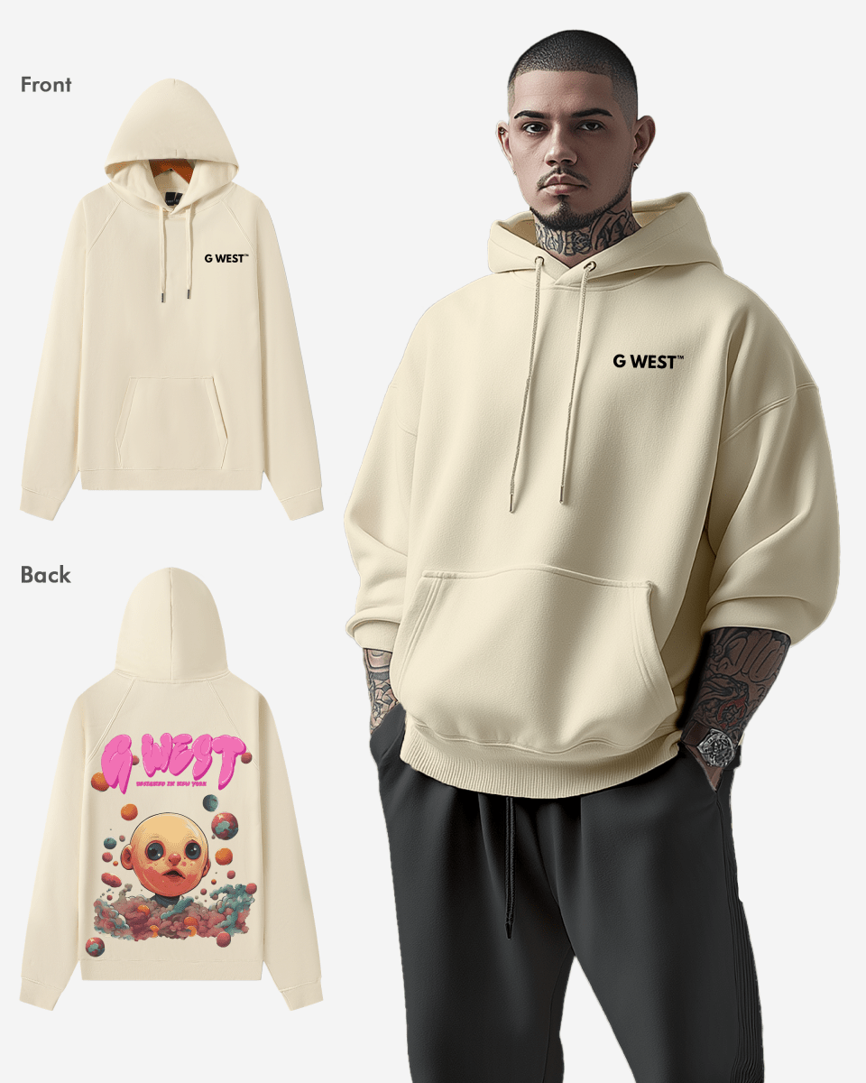 G West Bubble Gum Baby Heavy Premium Hoodie