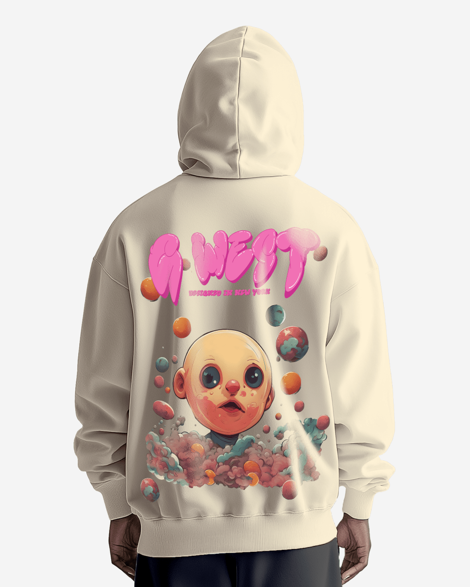 G West Bubble Gum Baby Heavy Premium Hoodie