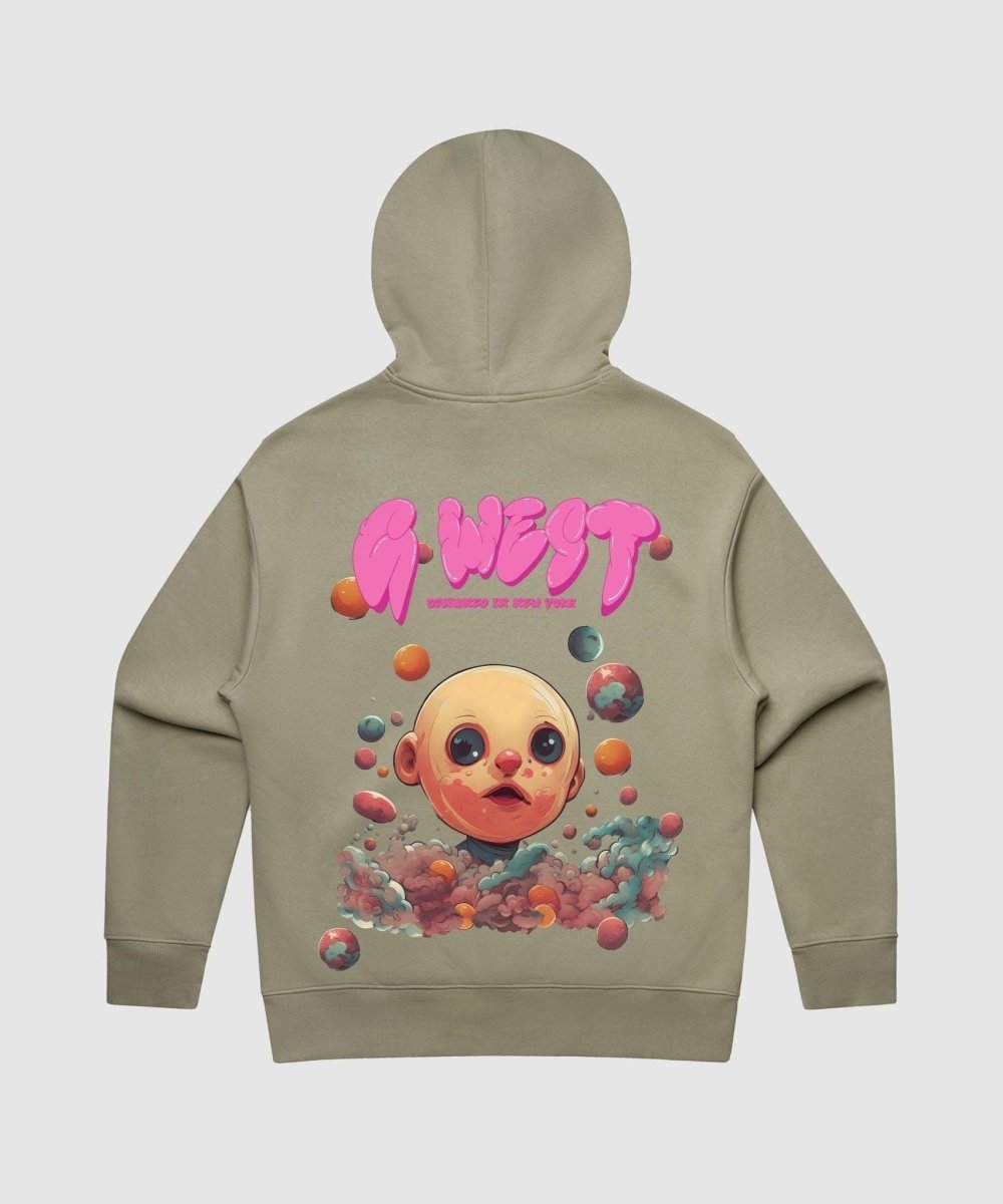 G West Bubble Gum Baby Heavy Premium Hoodie