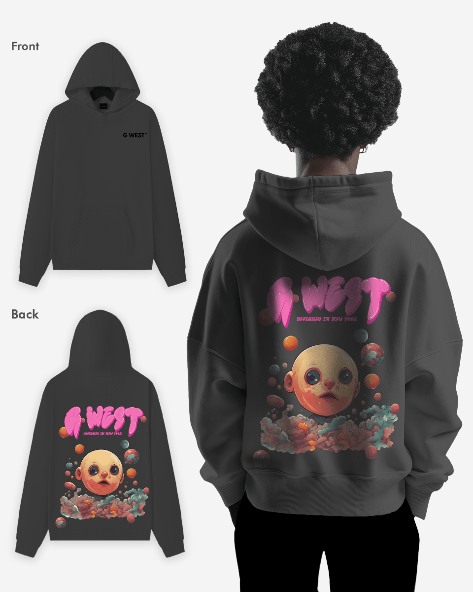 G West Bubble Gum Baby Heavy Premium Hoodie