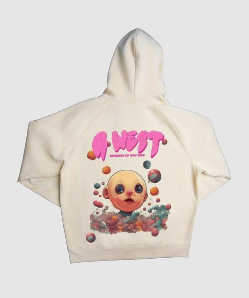 G West Bubble Gum Hoodie Mens Style : Gwhlhd9008 - 4 Colors