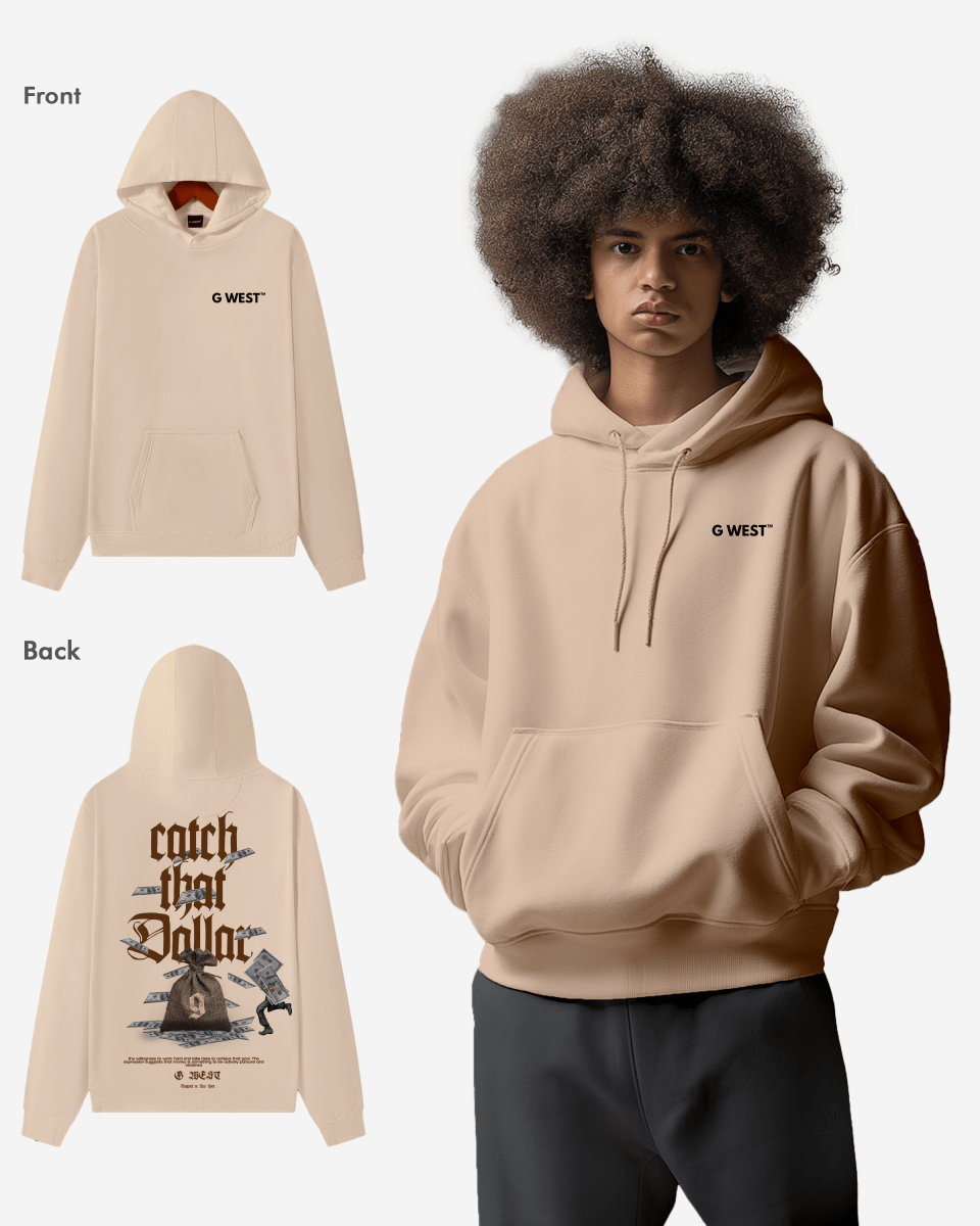 G West Catch The Dollar Oversize Hoodie Mens Style