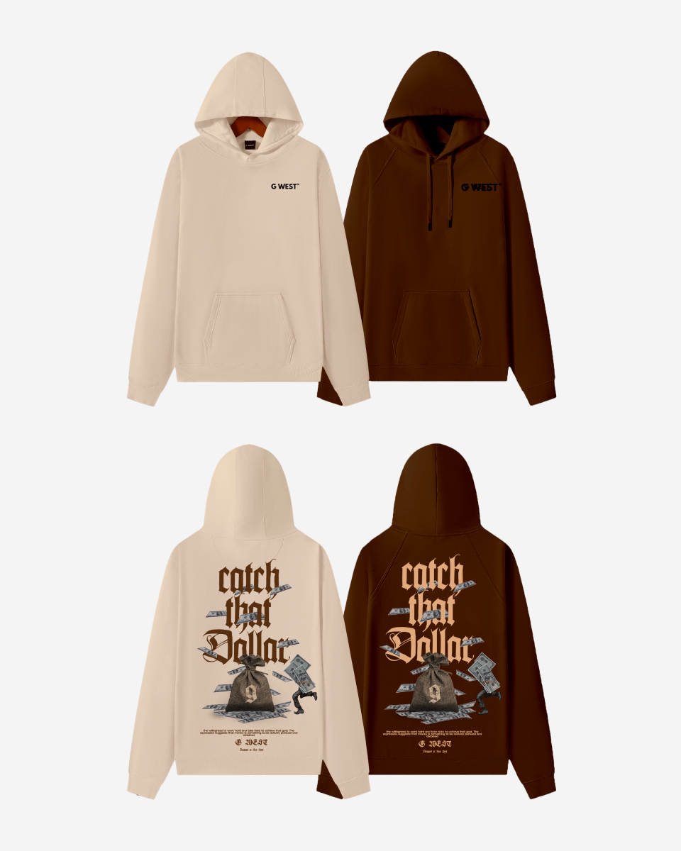 G West Catch The Dollar Oversize Hoodie Mens Style