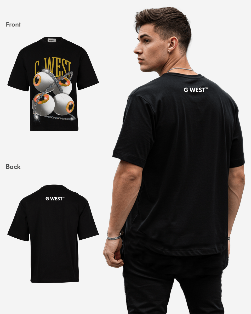G West chained perception oversized tee