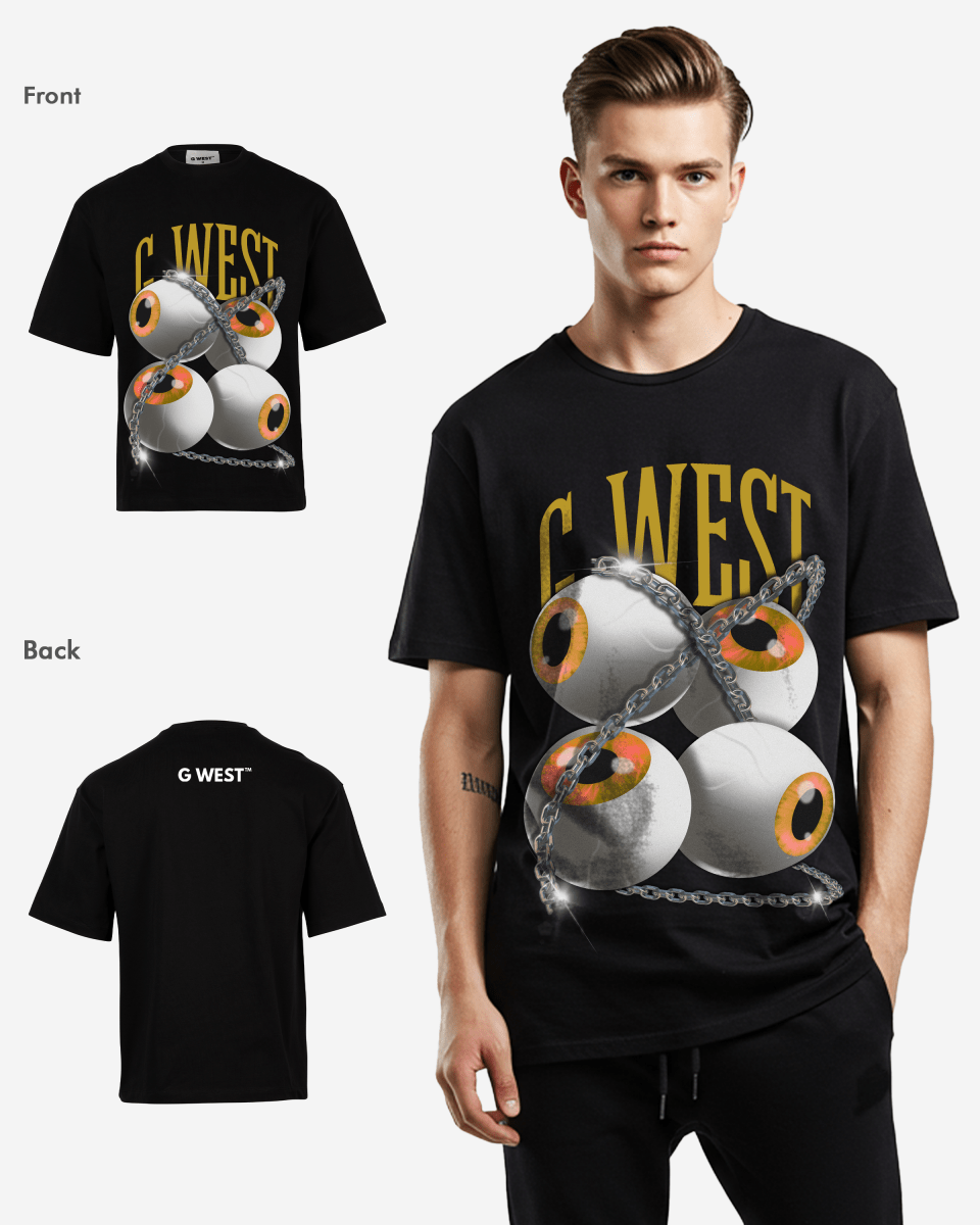 G West chained perception oversized tee