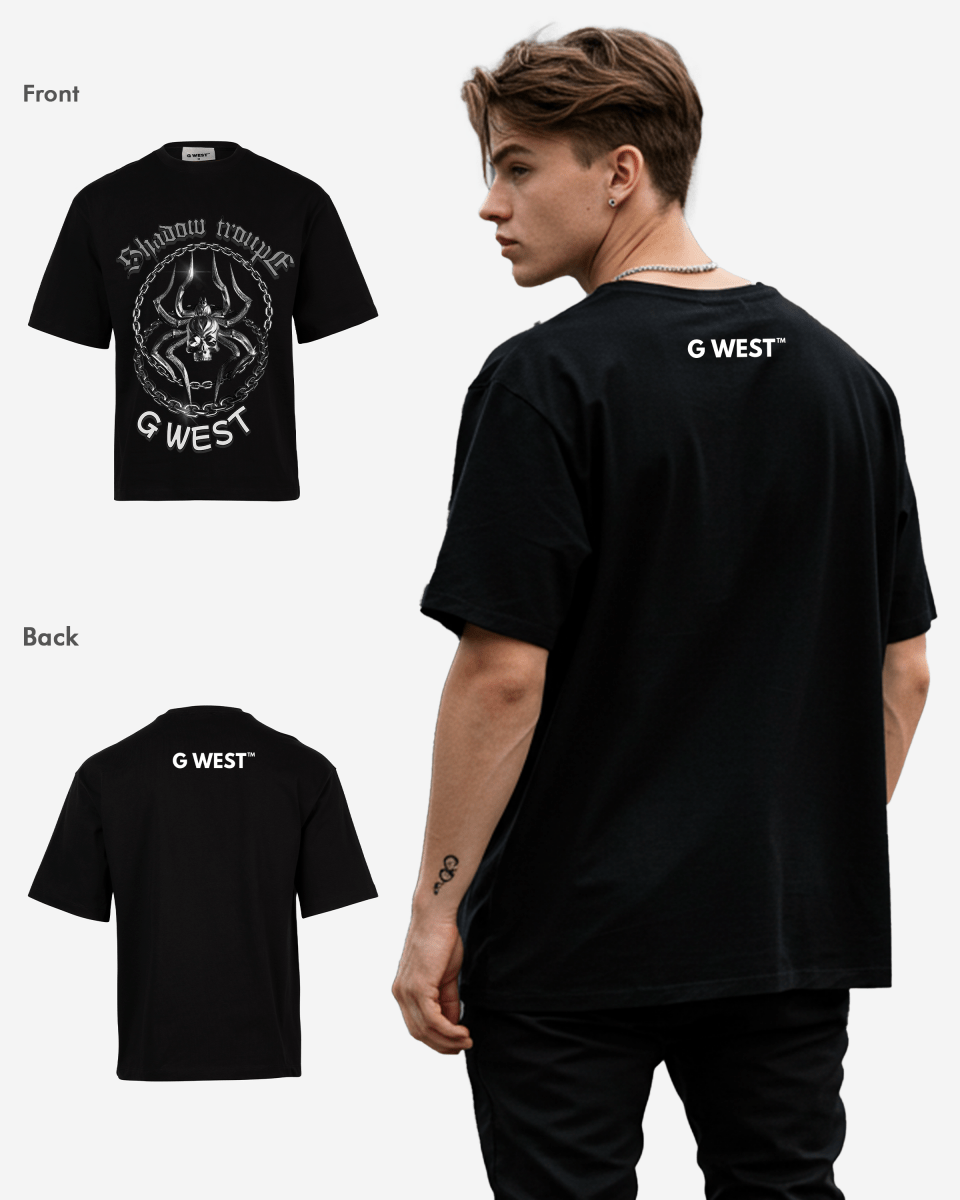 G-WEST CHAINED TO THE STING OVERSIZED TEE