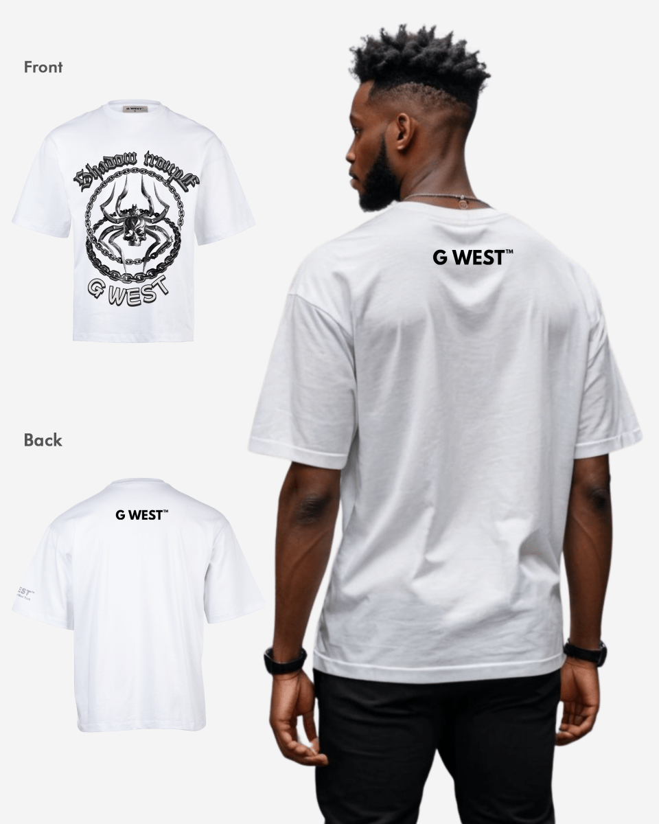 G-WEST CHAINED TO THE STING OVERSIZED TEE