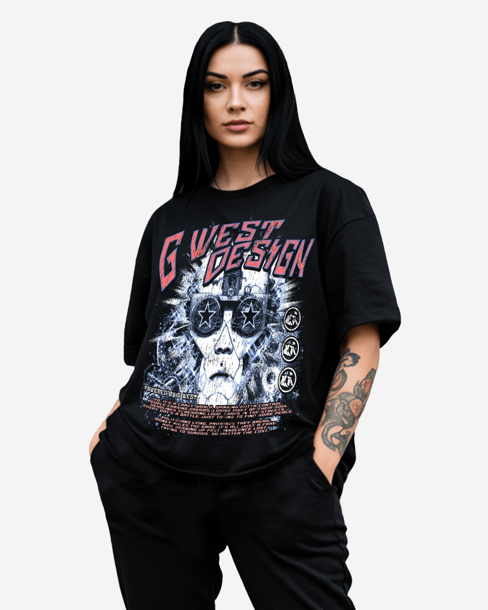 G West Chasing Dreams Premium Oversized Tee  - WOMEN