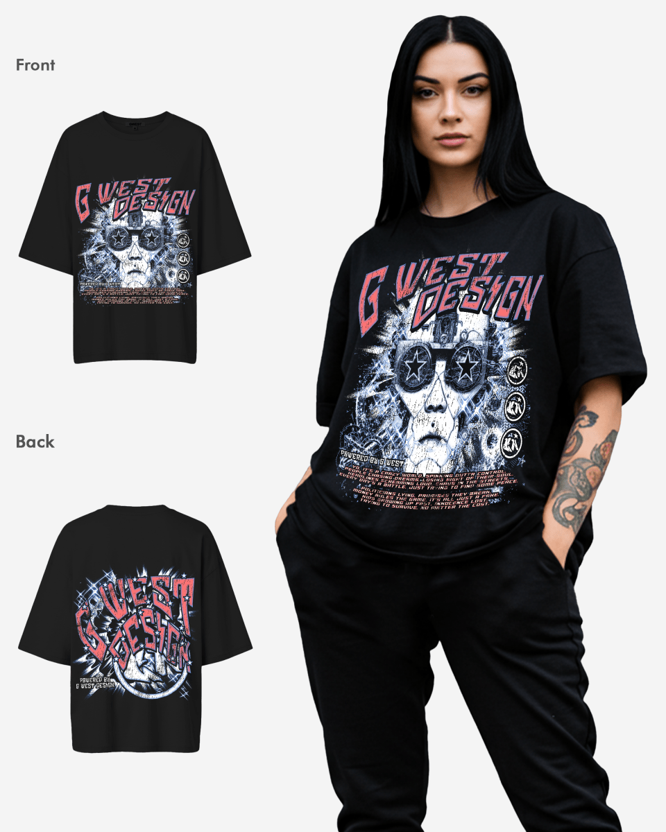 G West Chasing Dreams Premium Oversized Tee  - WOMEN