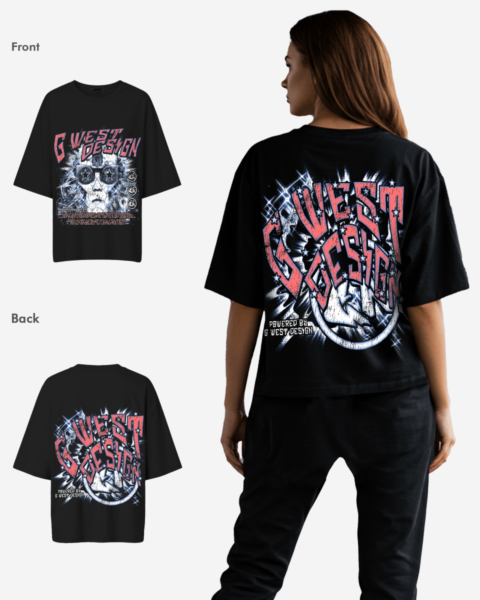 G West Chasing Dreams Premium Oversized Tee  - WOMEN