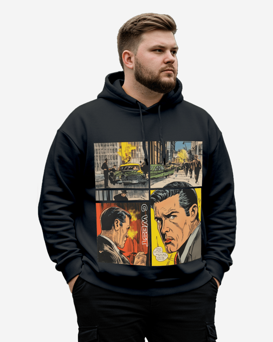 G WEST COMIC HOODIE Big and Tall