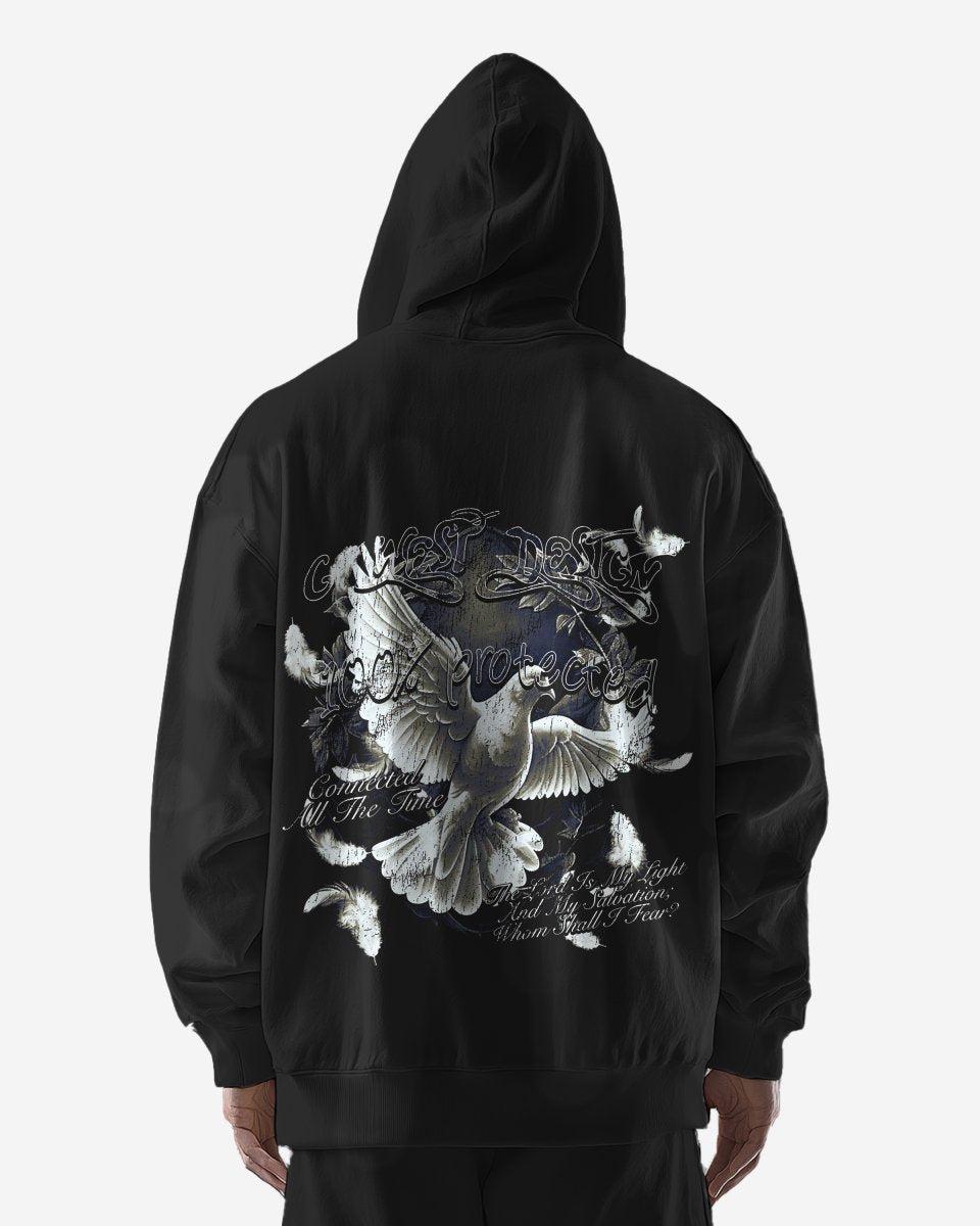 G West Connected All The Time Oversize Hoodie