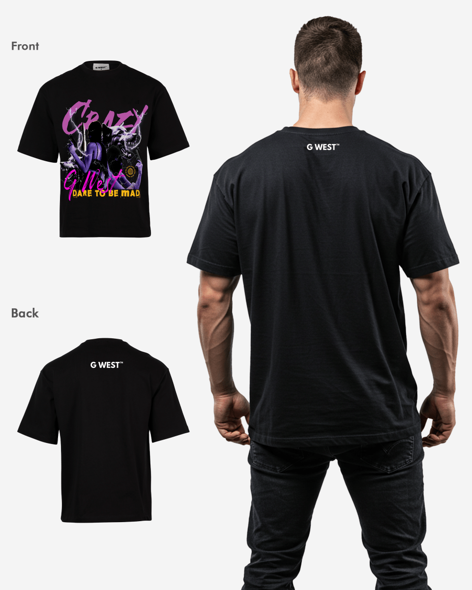 G-WEST CRAZY OVERSIZED TEE