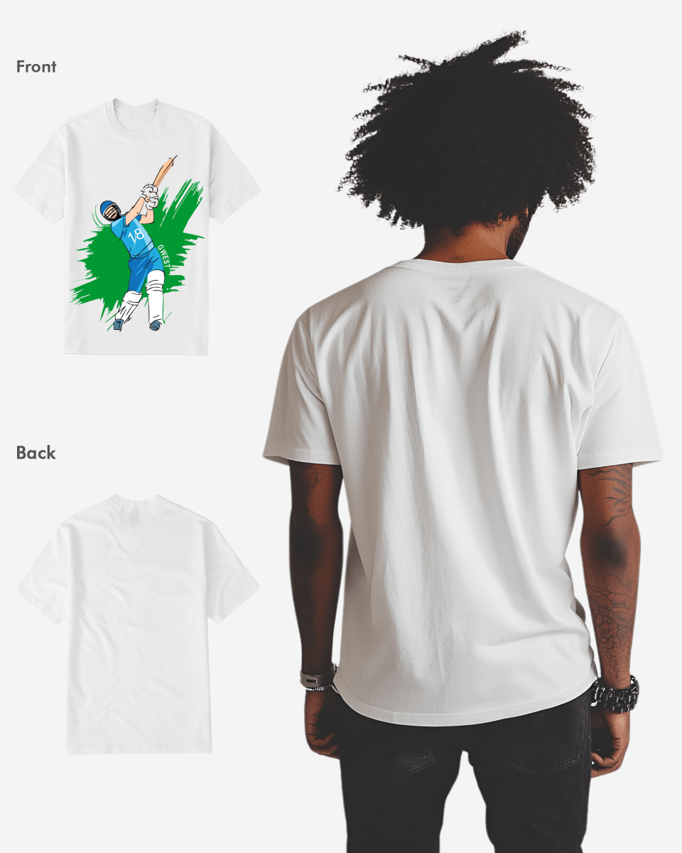 G West Cricket India T-Shirt : Gwdtfl2411 - 3 Colors